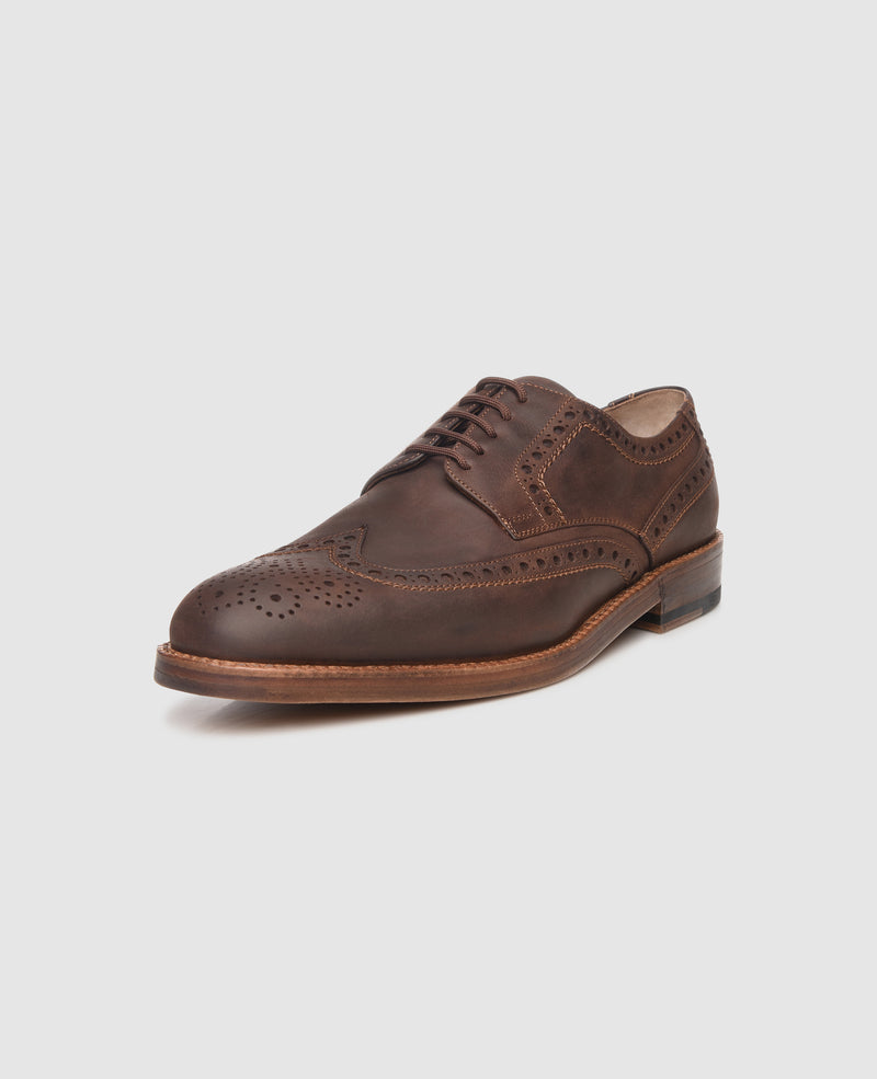 Lucerne Full-Brogue J - Coffee