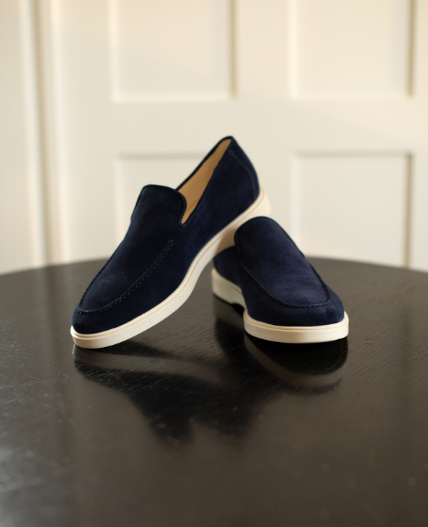 Der Genua Plain Loafer V in Navy für Herren – Heinrich Dinkelacker