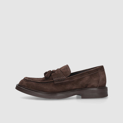 Leather slippers for men