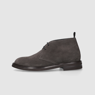 Leather ankle boots for men