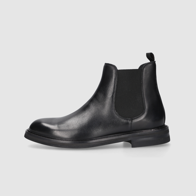 Leather ankle boots for men