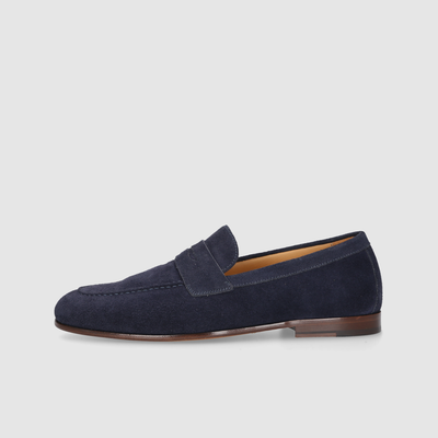 Leather slippers for men