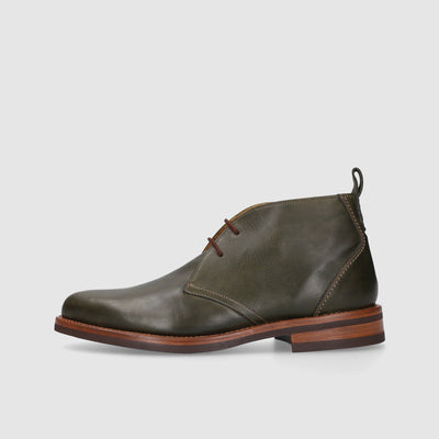 Leather ankle boots for men