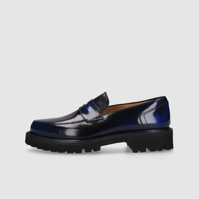 Leather slippers for men